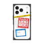 Premium Square Case with MagSafe［ FRAGILE Stickers - White ］
