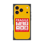 Premium Square Case with MagSafe［ FRAGILE Sticker - Yellow ］