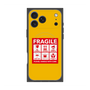 Premium Square Case with MagSafe［ FRAGILE Sticker - Yellow ］