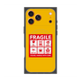 Premium Square Case with MagSafe［ FRAGILE Sticker - Yellow ］