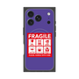 Premium Square Case with MagSafe［ FRAGILE Sticker - Purple ］