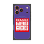 Premium Square Case with MagSafe［ FRAGILE Sticker - Purple ］