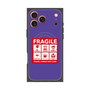 Premium Square Case with MagSafe［ FRAGILE Sticker - Purple ］