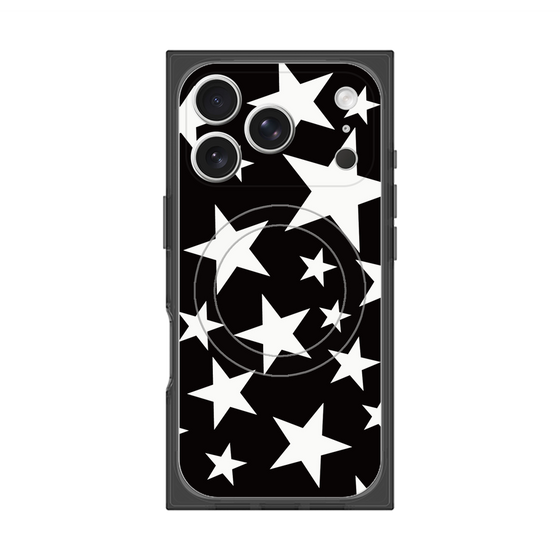 Premium Square Case with MagSafe［ Stars - Black ］