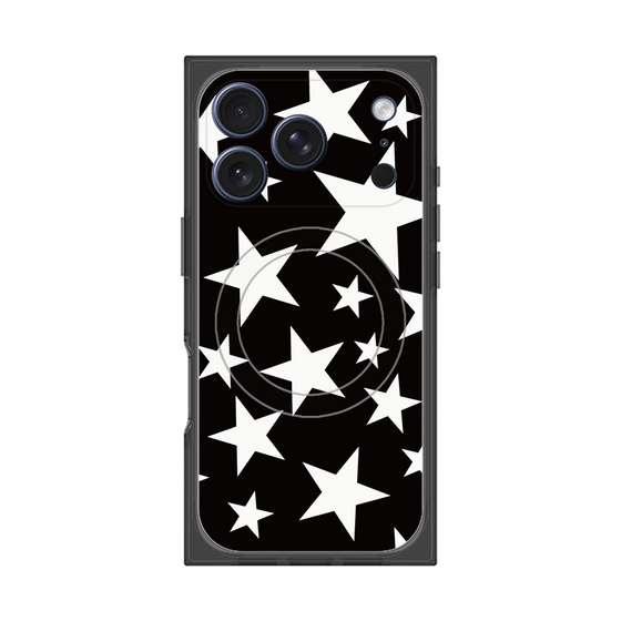 Premium Square Case with MagSafe［ Stars - Black ］