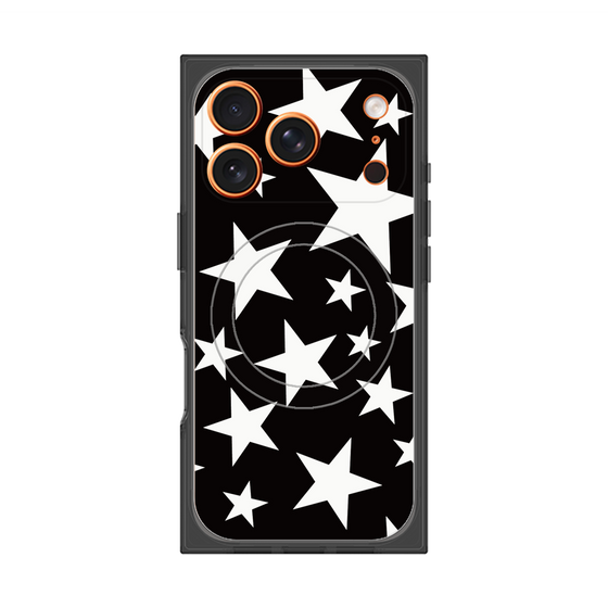 Premium Square Case with MagSafe［ Stars - Black ］