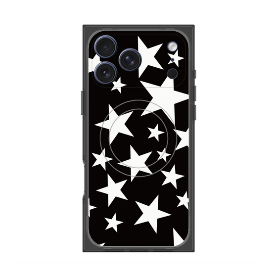 Premium Square Case with MagSafe［ Stars - Black ］