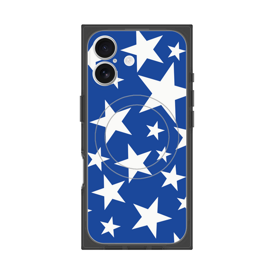Premium Square Case with MagSafe［ Stars - Blue ］