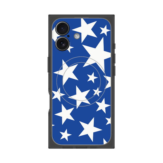 Premium Square Case with MagSafe［ Stars - Blue ］
