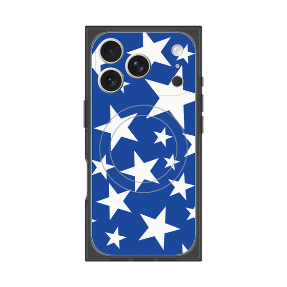 Premium Square Case with MagSafe［ Stars - Blue ］