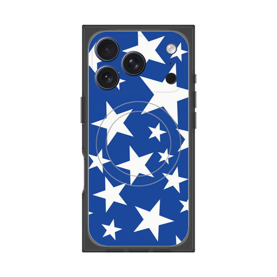 Premium Square Case with MagSafe［ Stars - Blue ］
