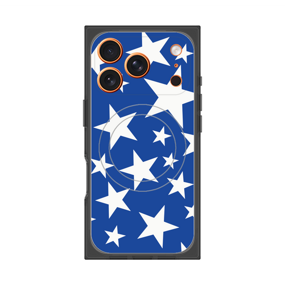 Premium Square Case with MagSafe［ Stars - Blue ］
