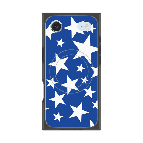 Premium Square Case with MagSafe［ Stars - Blue ］