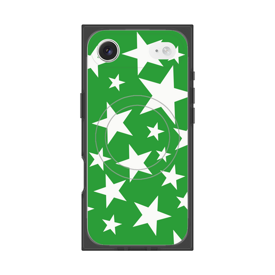 Premium Square Case with MagSafe［ Stars - Green ］
