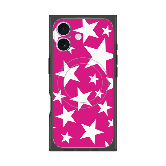 Premium Square Case with MagSafe［ Stars - Pink ］