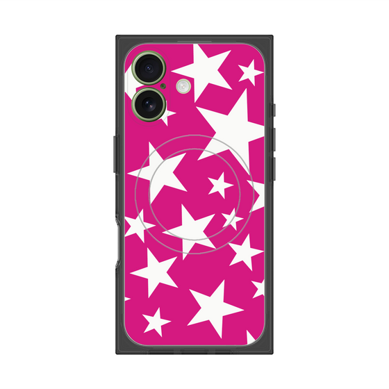 Premium Square Case with MagSafe［ Stars - Pink ］