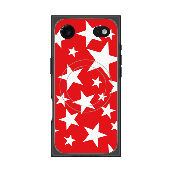 Premium Square Case with MagSafe［ Stars - Red ］