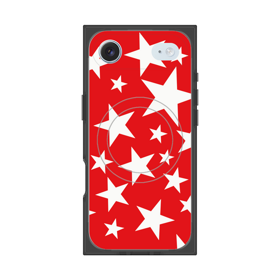 Premium Square Case with MagSafe［ Stars - Red ］