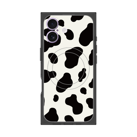 Premium Square Case with MagSafe［ Cow - White ］