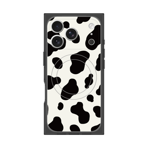 Premium Square Case with MagSafe［ Cow - White ］