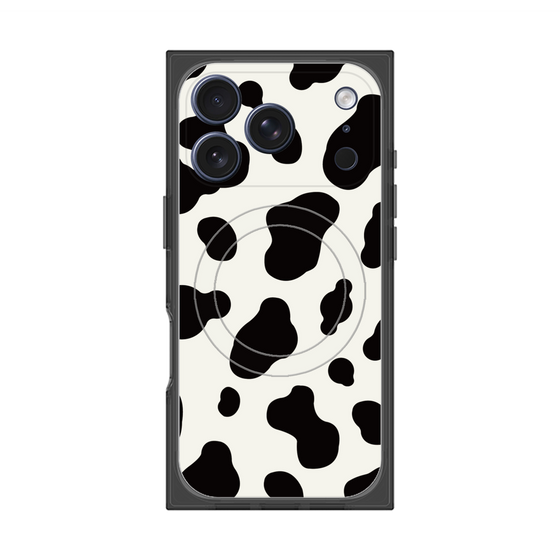 Premium Square Case with MagSafe［ Cow - White ］