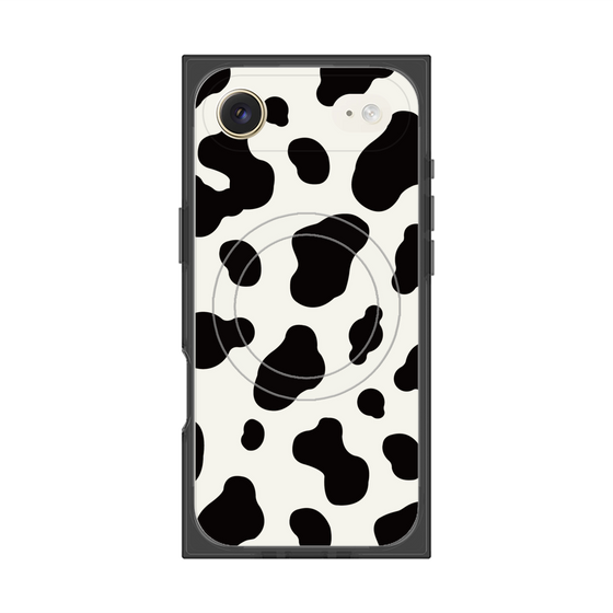 Premium Square Case with MagSafe［ Cow - White ］