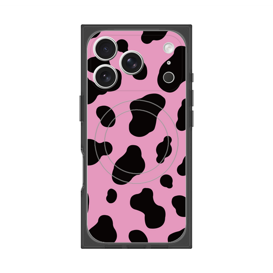 Premium Square Case with MagSafe［ Cow - Pink ］