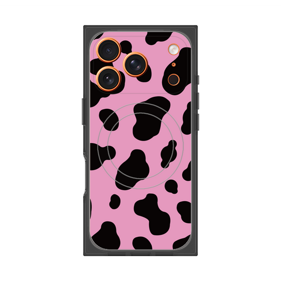 Premium Square Case with MagSafe［ Cow - Pink ］