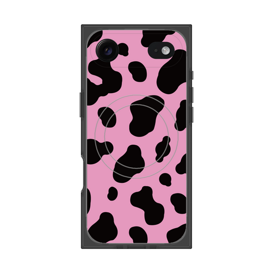 Premium Square Case with MagSafe［ Cow - Pink ］