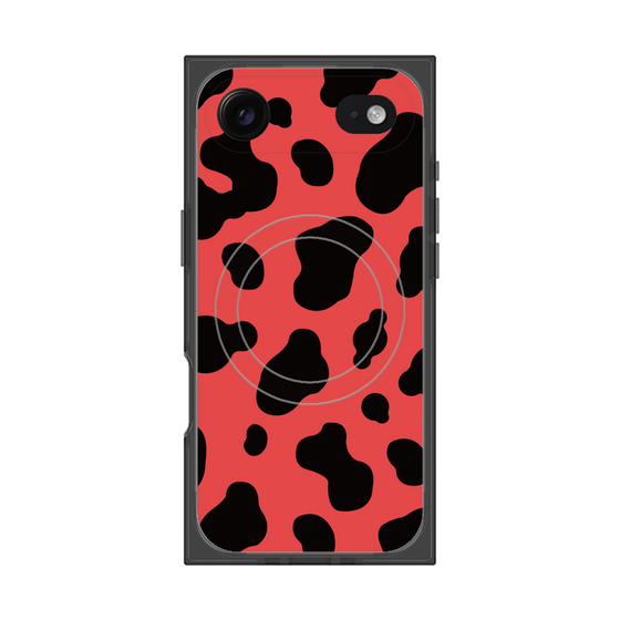 Premium Square Case with MagSafe［ Cow - Red ］