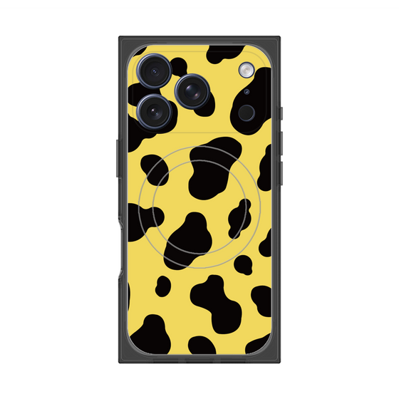 Premium Square Case with MagSafe［ Cow - Yellow ］