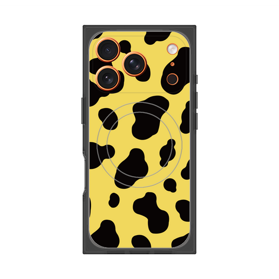 Premium Square Case with MagSafe［ Cow - Yellow ］