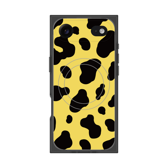 Premium Square Case with MagSafe［ Cow - Yellow ］