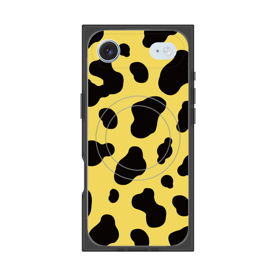 Premium Square Case with MagSafe［ Cow - Yellow ］