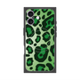 Premium Square Case with MagSafe［ Leopard - Green ］