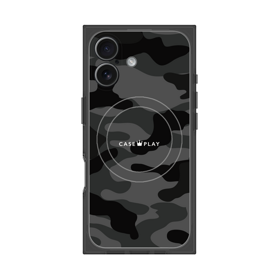 Premium Square Case with MagSafe［ Camouflage - Black ］