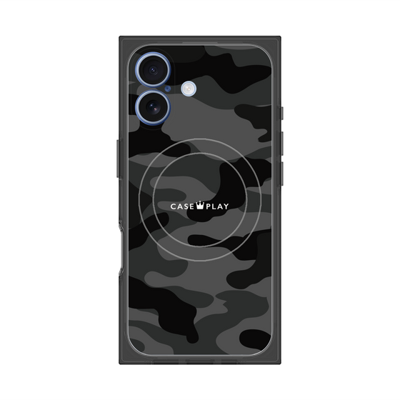 Premium Square Case with MagSafe［ Camouflage - Black ］