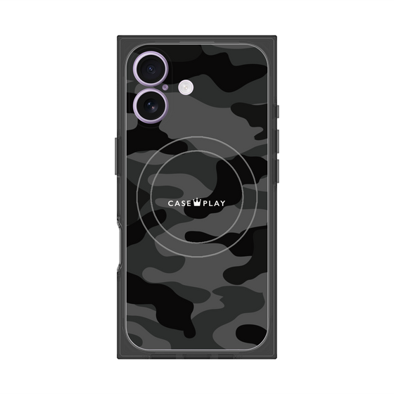 Premium Square Case with MagSafe［ Camouflage - Black ］
