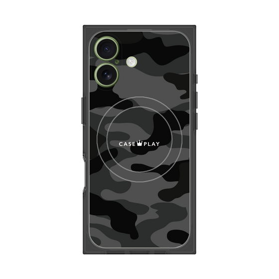 Premium Square Case with MagSafe［ Camouflage - Black ］
