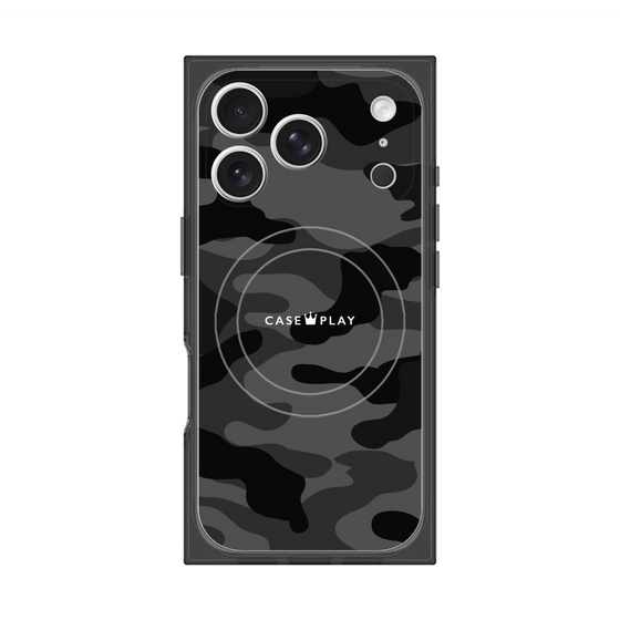 Premium Square Case with MagSafe［ Camouflage - Black ］