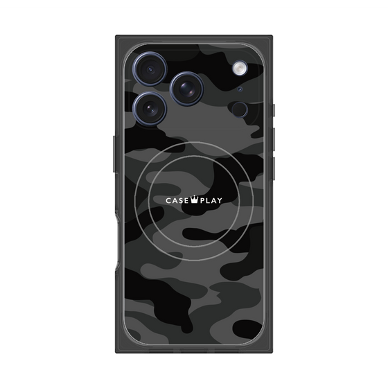 Premium Square Case with MagSafe［ Camouflage - Black ］