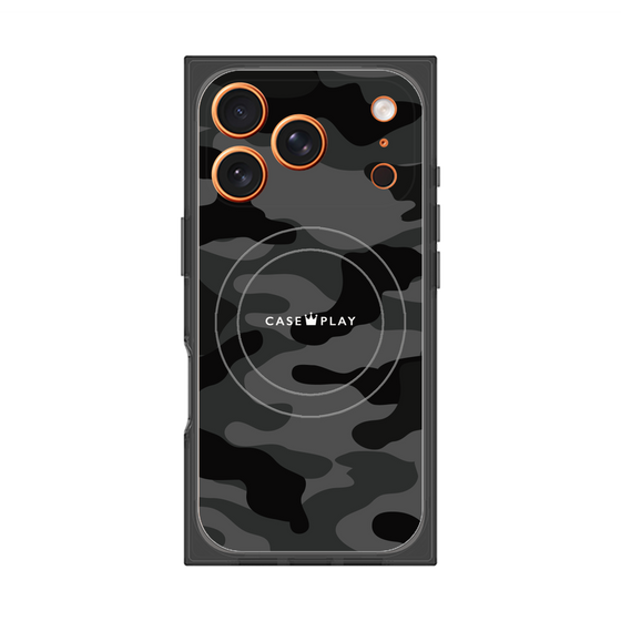 Premium Square Case with MagSafe［ Camouflage - Black ］