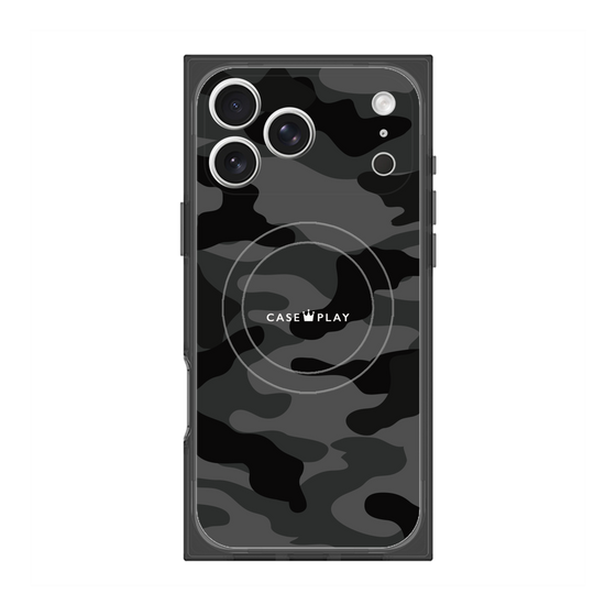 Premium Square Case with MagSafe［ Camouflage - Black ］