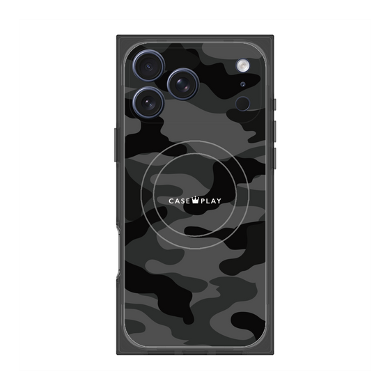 Premium Square Case with MagSafe［ Camouflage - Black ］