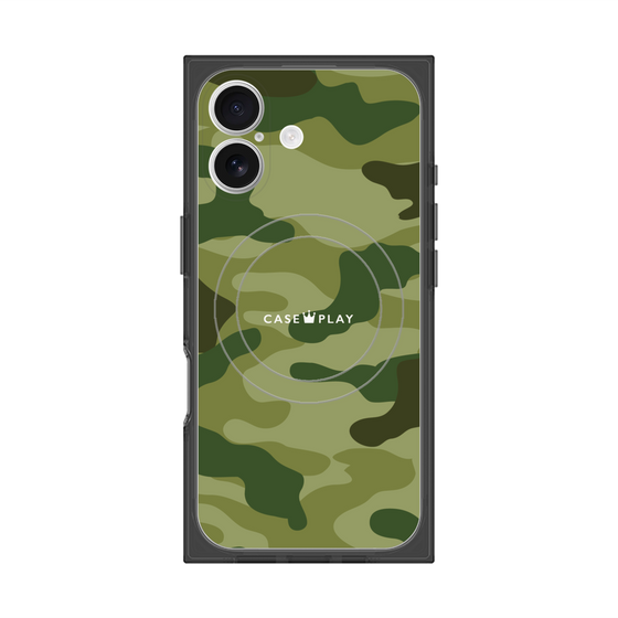 Premium Square Case with MagSafe［ Camouflage - Green ］