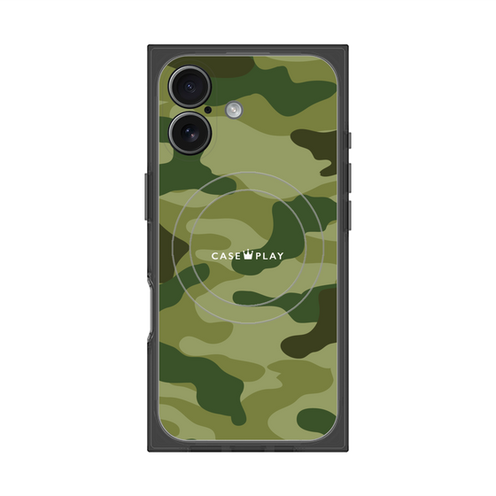 Premium Square Case with MagSafe［ Camouflage - Green ］