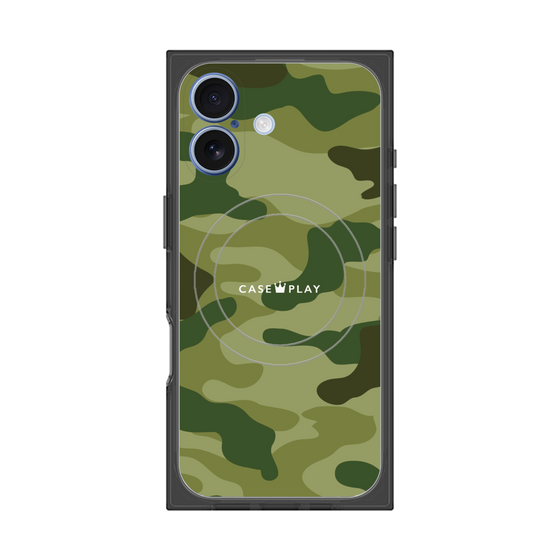 Premium Square Case with MagSafe［ Camouflage - Green ］