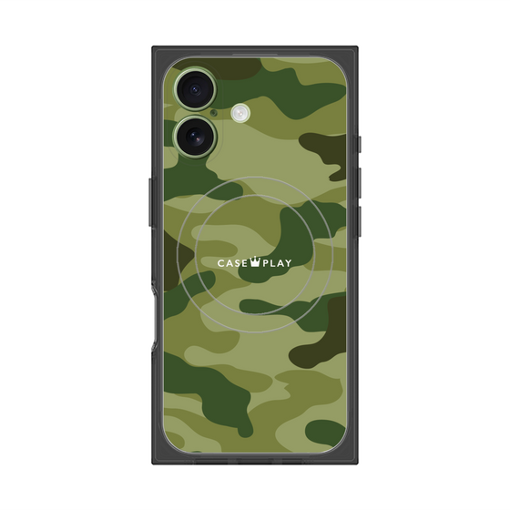 Premium Square Case with MagSafe［ Camouflage - Green ］