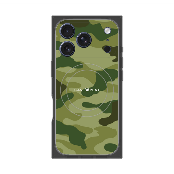 Premium Square Case with MagSafe［ Camouflage - Green ］