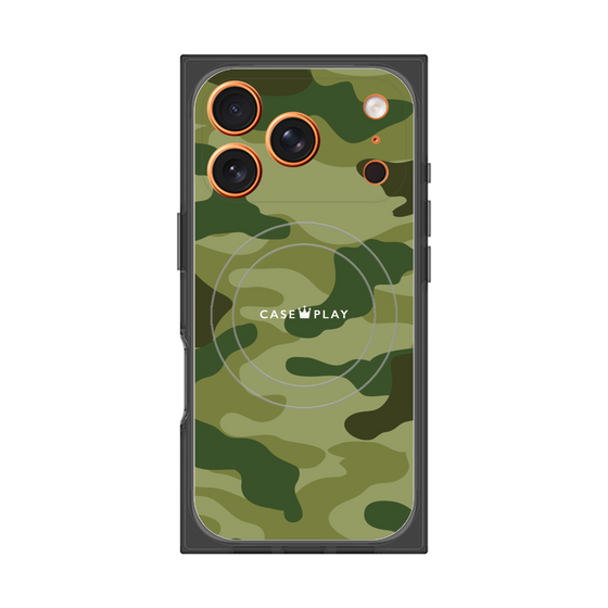 Premium Square Case with MagSafe［ Camouflage - Green ］